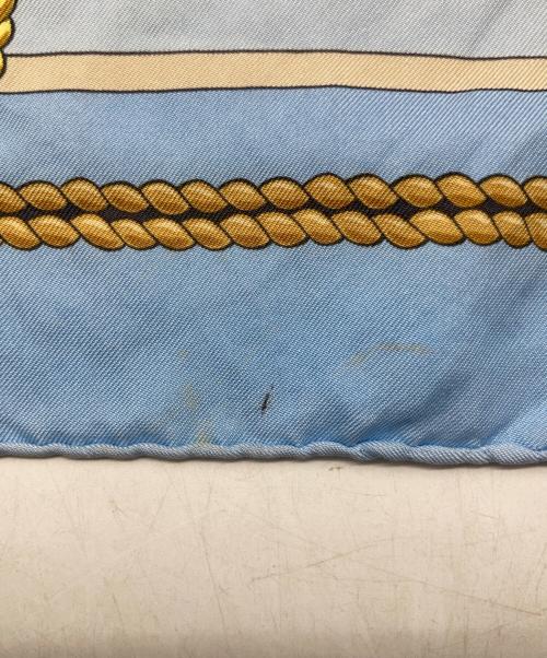 HERMES（エルメス）HERMES (エルメス) カレ90 ブルーの古着・服飾アイテム