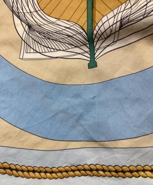 HERMES（エルメス）HERMES (エルメス) カレ90 ブルーの古着・服飾アイテム