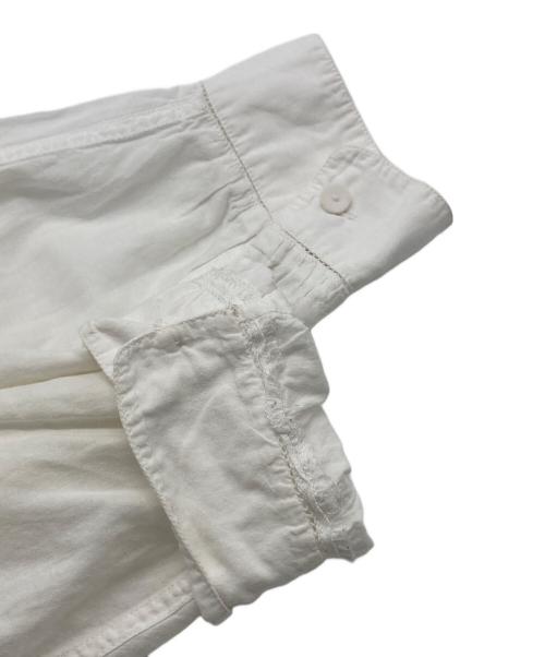 maison de soil（メゾンドソイル）maison de soil (メゾンドソイル) キャンブリックレースネックブラウス ホワイト サイズ:SIZE 1の古着・服飾アイテム