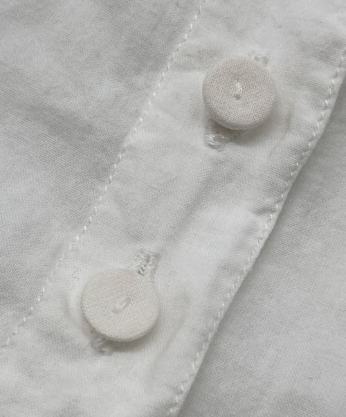 maison de soil（メゾンドソイル）maison de soil (メゾンドソイル) キャンブリックレースネックブラウス ホワイト サイズ:SIZE 1の古着・服飾アイテム