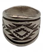 インディアンジュエリーインディアンジュエリー）の古着「ナバホ族スタンプワークリング」