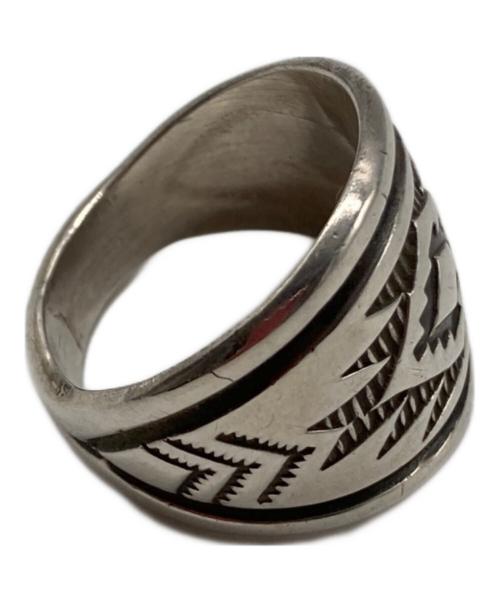 インディアンジュエリー（インディアンジュエリー）インディアンジュエリー (インディアンジュエリー) ナバホ族スタンプワークリング サイズ:-の古着・服飾アイテム