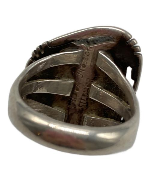 インディアンジュエリー（インディアンジュエリー）インディアンジュエリー (インディアンジュエリー) ターコイズリング グリーン サイズ:-の古着・服飾アイテム