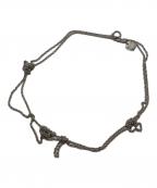 beautiful peopleビューティフルピープル）の古着「Messy necklace 絡まりっぱなしネックレス」｜シルバー