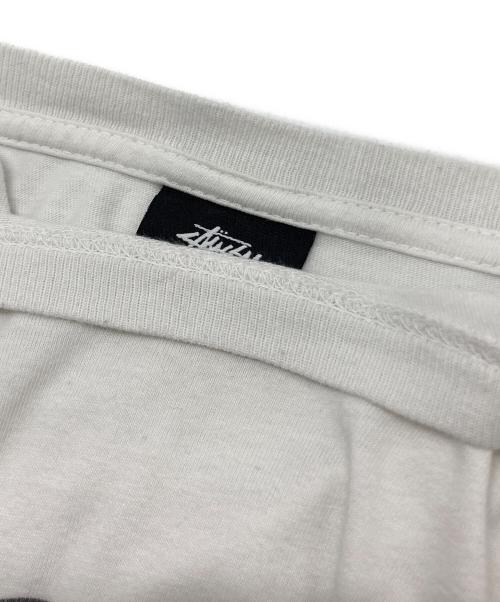 stussy（ステューシー）stussy (ステューシー) Ist Daisy Pigment Dyed Tee ホワイト サイズ:Sの古着・服飾アイテム