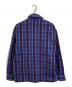 SUPREME (シュプリーム) heavy flannel shirt パープル×ブルー サイズ:Ⅿ：15000円