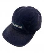 SUPREMEシュプリーム）の古着「corduroy camp cap」｜ネイビー