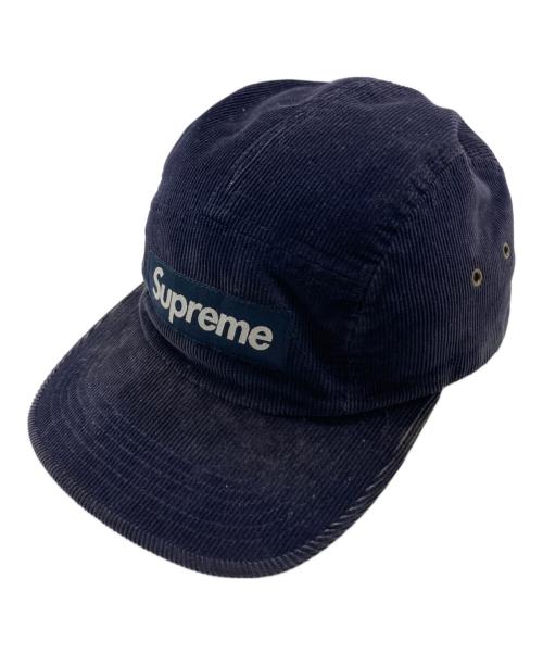 SUPREME（シュプリーム）SUPREME (シュプリーム) corduroy camp cap ネイビーの古着・服飾アイテム
