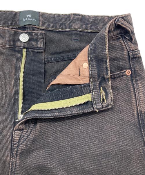 PS Paul Smith（ＰＳポールスミス）PS Paul Smith (ＰＳポールスミス) ブリーチアウトオーバーダイ ジーンズ ブラウン サイズ:SIZE Mの古着・服飾アイテム