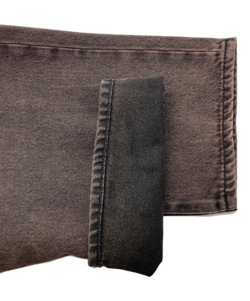 PS Paul Smith（ＰＳポールスミス）PS Paul Smith (ＰＳポールスミス) ブリーチアウトオーバーダイ ジーンズ ブラウン サイズ:SIZE Mの古着・服飾アイテム