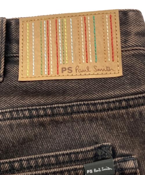 PS Paul Smith（ＰＳポールスミス）PS Paul Smith (ＰＳポールスミス) ブリーチアウトオーバーダイ ジーンズ ブラウン サイズ:SIZE Mの古着・服飾アイテム