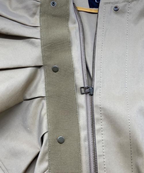 LANVIN COLLECTION（ランバンコレクション）LANVIN COLLECTION (ランバンコレクション) ノーカラーフリルジャケット ベージュ サイズ:38の古着・服飾アイテム