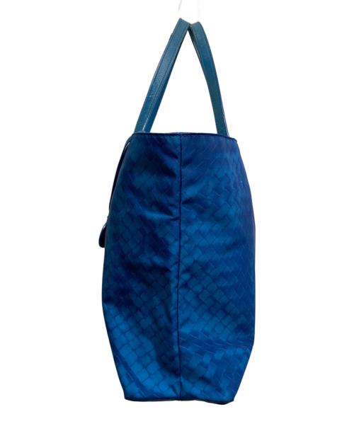 BOTTEGA VENETA（ボッテガベネタ）BOTTEGA VENETA (ボッテガベネタ) イントレッチオ リュージョン トートバッグ ブルー サイズ:-の古着・服飾アイテム