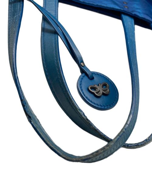 BOTTEGA VENETA（ボッテガベネタ）BOTTEGA VENETA (ボッテガベネタ) イントレッチオ リュージョン トートバッグ ブルー サイズ:-の古着・服飾アイテム