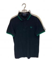 FRED PERRY（フレッドペリー）の古着「ポロシャツ」｜グリーン×ブラック