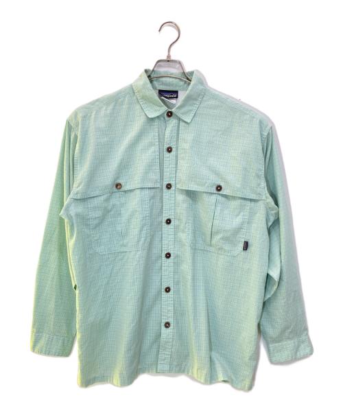 Patagonia（パタゴニア）Patagonia (パタゴニア) アイランド ホッパーシャツ グリーン サイズ:Lの古着・服飾アイテム