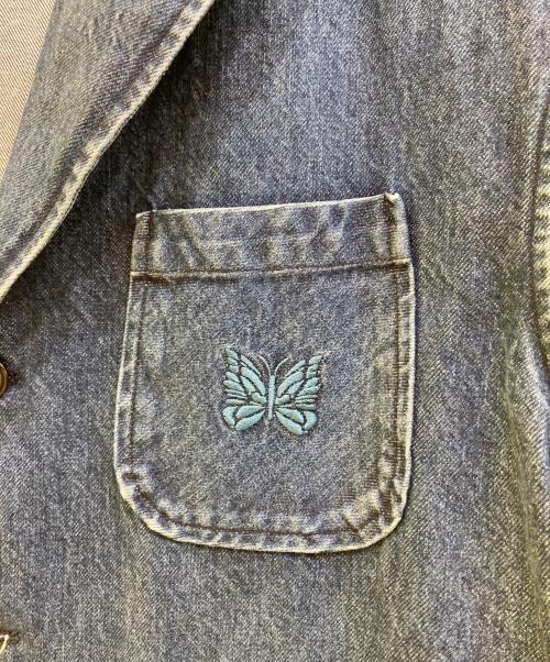 Needles（ニードルズ）Needles (ニードルズ) デニムテーラードジャケット インディゴ サイズ:Sの古着・服飾アイテム
