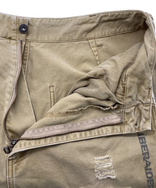 Liberaiders（リベレイダース）Liberaiders (リベレイダース) ダメージ加工ワークチノパンツ ベージュ サイズ:Ⅿの古着・服飾アイテム