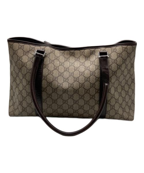 GUCCI（グッチ）GUCCI (グッチ) GGスプリームトートバッグ ベージュ サイズ:-の古着・服飾アイテム
