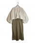 ELENDEEK (エレンディーク) VOLUM SHORT BZ SET ベージュ×ホワイト サイズ:SIZE 01：5000円