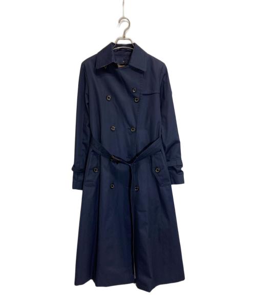 BLUE LABEL CRESTBRIDGE（ブルーレーベルクレストブリッジ）BLUE LABEL CRESTBRIDGE (ブルーレーベルクレストブリッジ) トラディショナルギャバジントレンチコート ネイビー サイズ:38の古着・服飾アイテム