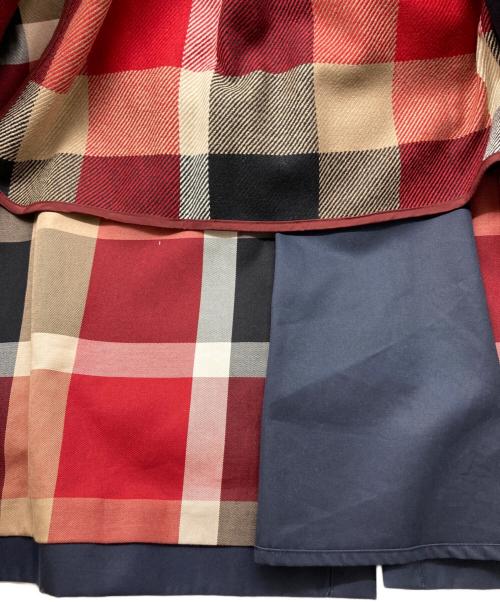 BLUE LABEL CRESTBRIDGE（ブルーレーベルクレストブリッジ）BLUE LABEL CRESTBRIDGE (ブルーレーベルクレストブリッジ) トラディショナルギャバジントレンチコート ネイビー サイズ:38の古着・服飾アイテム