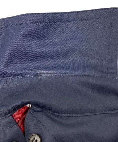 BLUE LABEL CRESTBRIDGE（ブルーレーベルクレストブリッジ）BLUE LABEL CRESTBRIDGE (ブルーレーベルクレストブリッジ) トラディショナルギャバジントレンチコート ネイビー サイズ:38の古着・服飾アイテム