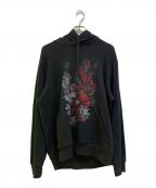 s'yteサイト）の古着「プリントパーカー」｜ブラック