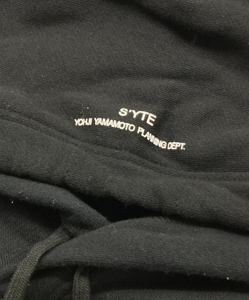 s'yte（サイト）s'yte (サイト) プリントパーカー ブラック サイズ:3の古着・服飾アイテム