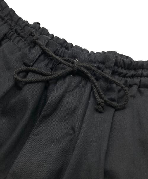 s'yte（サイト）s'yte (サイト) COTTON TWILL HEM RIB BALLOON SARUEL PANTS ブラック サイズ:3の古着・服飾アイテム