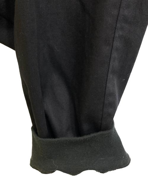 s'yte（サイト）s'yte (サイト) COTTON TWILL HEM RIB BALLOON SARUEL PANTS ブラック サイズ:3の古着・服飾アイテム