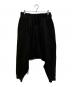 s'yte（サイト）の古着「COTTON TWILL HEM RIB BALLOON SARUEL PANTS」｜ブラック