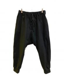 s'yte（サイト）の古着「ウールサルエルパンツ」｜ブラック