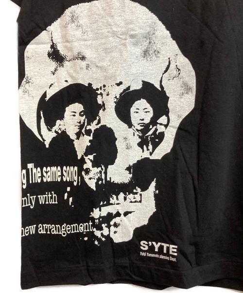 s'yte（サイト）s'yte (サイト) プリントTシャツ ブラック サイズ:3の古着・服飾アイテム