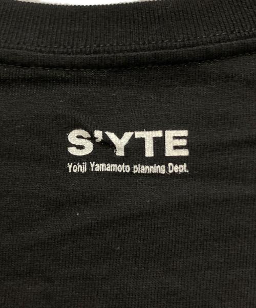 s'yte（サイト）s'yte (サイト) プリントTシャツ ブラック サイズ:3の古着・服飾アイテム