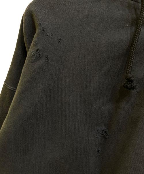 MONKEY TIME（モンキータイム）MONKEY TIME (モンキータイム) フレンチテリー ディストレスド フルジップ フーディー ネイビー サイズ:Lの古着・服飾アイテム