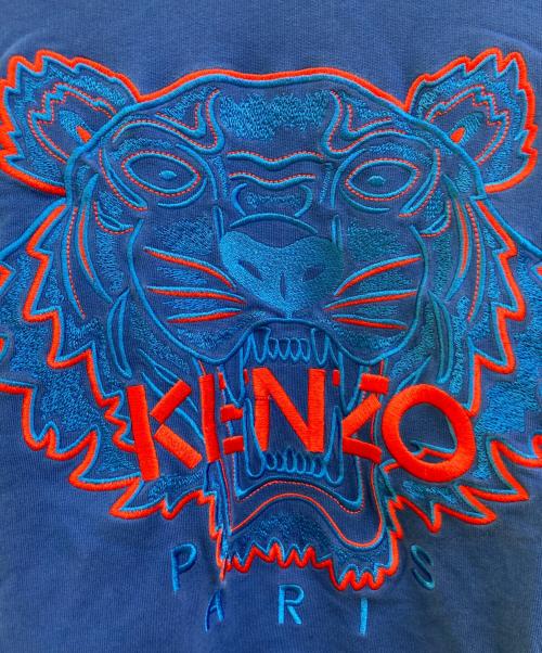 KENZO（ケンゾー）KENZO (ケンゾー) タイガーエンブロイダリースウェット ブルー サイズ:Sの古着・服飾アイテム