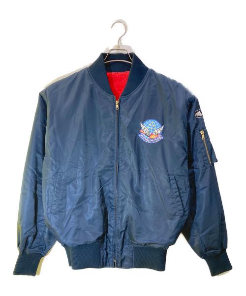 -（-）- (-) パイロットジャンパー ネイビー サイズ:2Sの古着・服飾アイテム