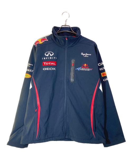 Red Bull（レッドブル）red bull (レッドブル) ソフトシェルジャケット ネイビー サイズ:XL 未使用品の古着・服飾アイテム