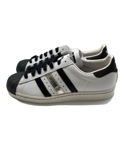adidas（アディダス）adidas (アディダス) mi superstar 80s ホワイト×ブラック サイズ:25.5の古着・服飾アイテム
