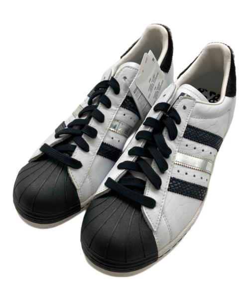 adidas（アディダス）adidas (アディダス) mi superstar 80s ホワイト×ブラック サイズ:25.5cmの古着・服飾アイテム