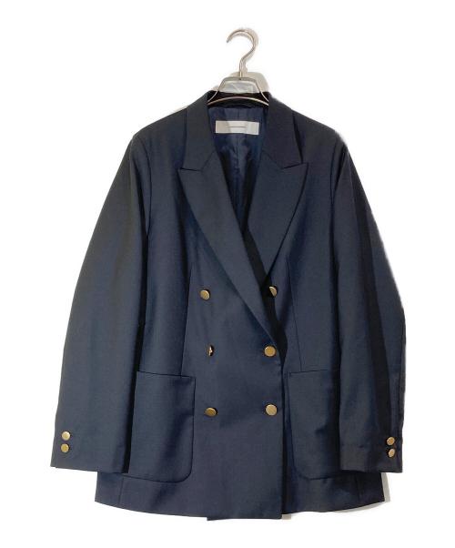 JOURNAL STANDARD（ジャーナルスタンダード）JOURNAL STANDARD (ジャーナルスタンダード) ダブルフロントジャケット ネイビー サイズ:38の古着・服飾アイテム