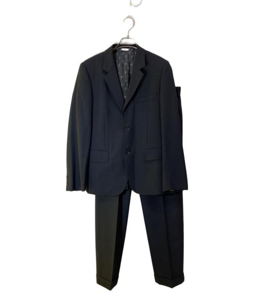 COMME des GARCONS HOMME DEUX（コムデギャルソン オム ドゥ）COMME des GARCONS HOMME DEUX (コムデギャルソン オム ドゥ) ストライプスーツ ブラック×グレー サイズ:Ｍの古着・服飾アイテム