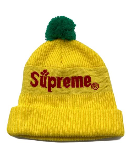 SUPREME（シュプリーム）SUPREME (シュプリーム) ロゴニット帽 イエロー サイズ:-の古着・服飾アイテム