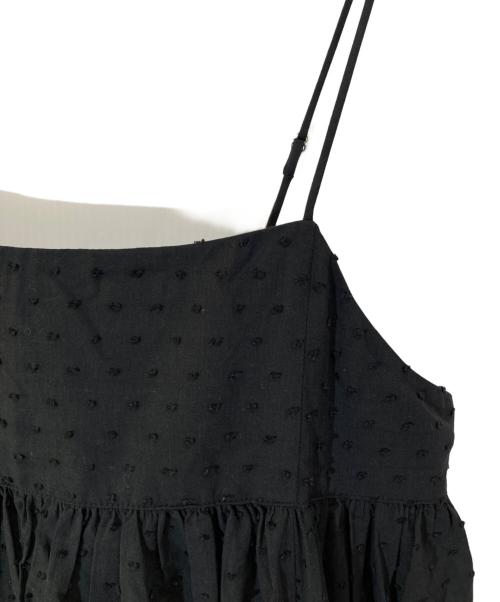 SLOBE IENA（スローブ イエナ）SLOBE IENA (スローブ イエナ) エアリーギャザーキャミワンピースセット ブラック サイズ:-の古着・服飾アイテム