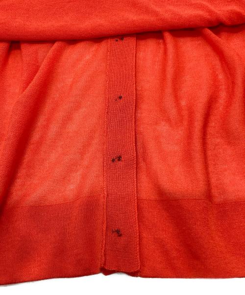 Spick and Span（スピック＆スパン）Spick and Span (スピック＆スパン) 2way ウォッシャブル シアーカーディガン レッド サイズ:-の古着・服飾アイテム
