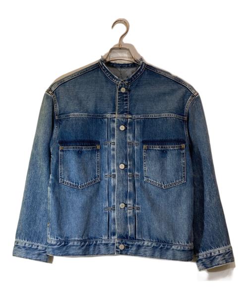 IENA（イエナ）IENA (イエナ) ノーカラーデニムジャケット インディゴ サイズ:36の古着・服飾アイテム