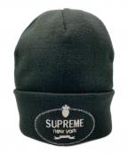 SUPREMEシュプリーム）の古着「crest beanie」｜ブラック