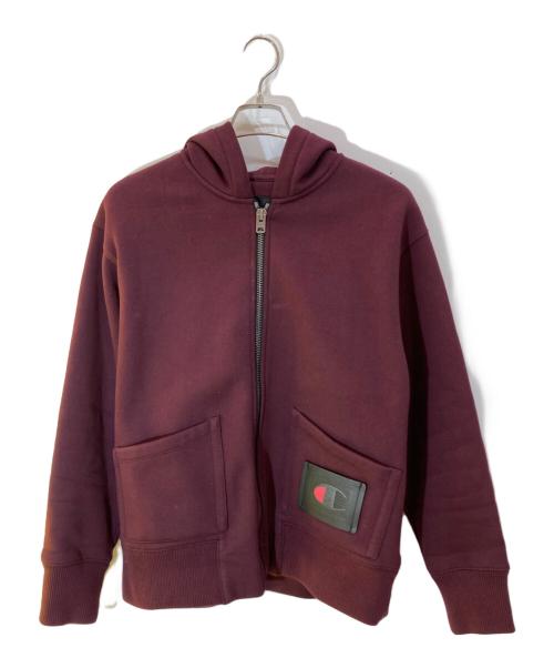 COACH（コーチ）COACH (コーチ) Champion (チャンピオン) ジップパーカー ボルドー サイズ:Sの古着・服飾アイテム