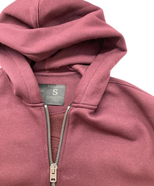 COACH（コーチ）COACH (コーチ) Champion (チャンピオン) ジップパーカー ボルドー サイズ:Sの古着・服飾アイテム